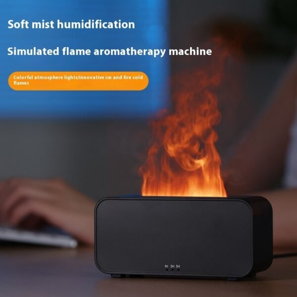 Timing Simulation Aroma Diffuser Usb Household Flame Humidifier - Image 4